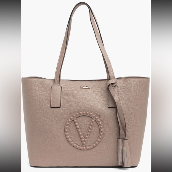 Valentino By Mario Valentino Handbags - Valentino by Mario Valentino Rockstud Tote (Stone)